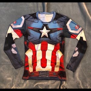 Captain America Body Shirt